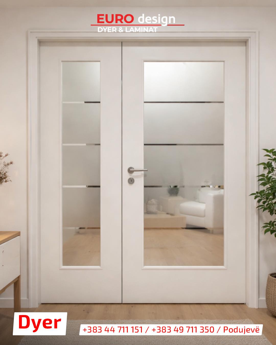 Derë premium me teksturë natyrore druri - EURO Design Podujevë